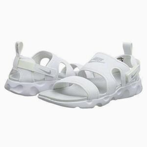 NIKE WOMEN'S OWAYSIS SPORT SLIDE SANDAL  WHITE Sz. 8